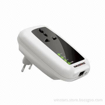 Powerline with Wi-Fi 500Mbps AC Pass through Powerline Adapter